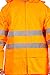 Mivaro Herren Regenanzug Warnschutz EN ISO 20471, hohe Sichtbarkeit, Größe:L, Farbe:Neonorange
