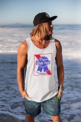 T-shirt Homme Blanc Old Glory en taille Large coupe classique