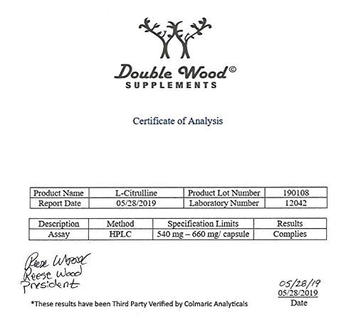 L Citrulline Capsules 1,200Mg Per Serving, 210 Count (L-Citrulline Increases Levels Of L-Arginine, Acts As A Nitric Oxide Booster) Muscle Recovery Supplement To Improve Muscle Pump By Double Wood #TOP5
