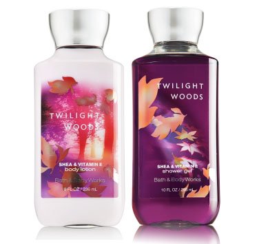Bath & Body Works TWILIGHT WOODS Set of Body Lotion 236 mL + Shower Gel 295 mL (2-PC Bundle)