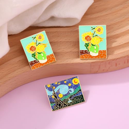 Image of Cute Enamel Pins Cartoon Lapel Pin Brooch Badge for Backpack Jackets Funny Tiger Pins for Gift Anime Enamel Pin for Clothing Hat Decoration