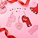 Willbond 200 Pieces Valentine's Day Theme Tags Heart Kraft Paper Hang Name Tags with 65.6 Feet Twines for Valentine's Party Wrapping DIY Supplies(Classic Style)