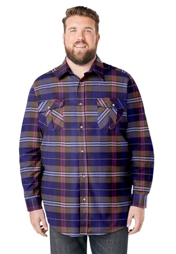 Amazon.com: KingSize Men's Big & Tall Signature Plaid Flannel
