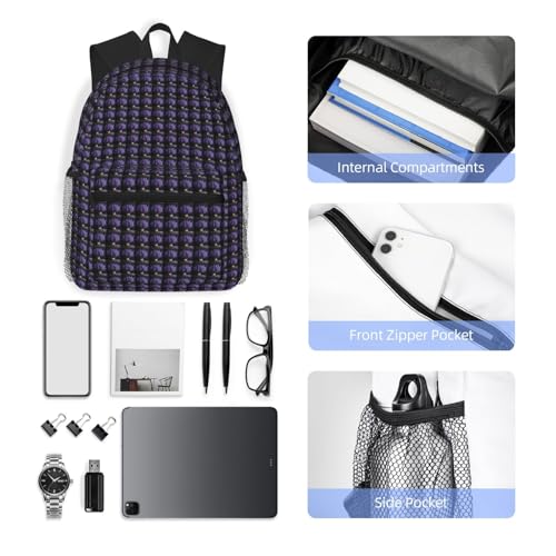 Sac à dos léger pour ordinateur portable et voyage au dos protégé - 6