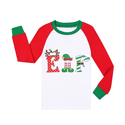 Benaive Boys Christmas Pajamas Kids Xmas Holiday Pjs 100% Cotton, 2-Piece Boys Sleepwear Long Sleeves Set Size 12 - image 3