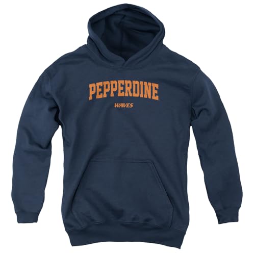 LOGOVISION Pepperdine University One Color Arched Youth Kids Boy/Girls Pull-Over Hoodie