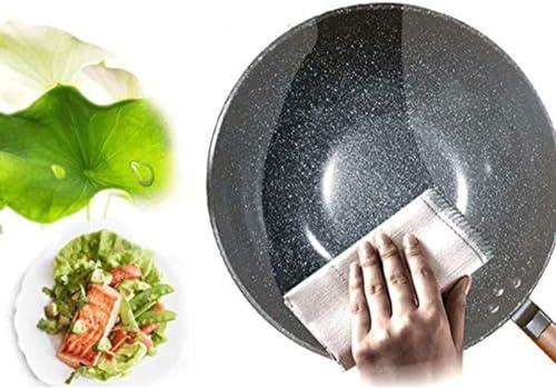 Wok de acero inoxidable antiadherente con tapa de vidrio miniatura 3