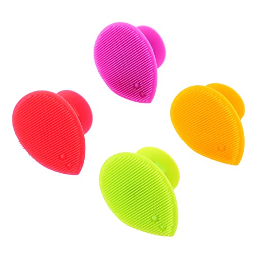 Healeved Face Brush Set 4pcs Silicone Facial Cleansing Brush for Deep Clean Exfoliation Gentle Massage for Sensitive Skin for Christmas