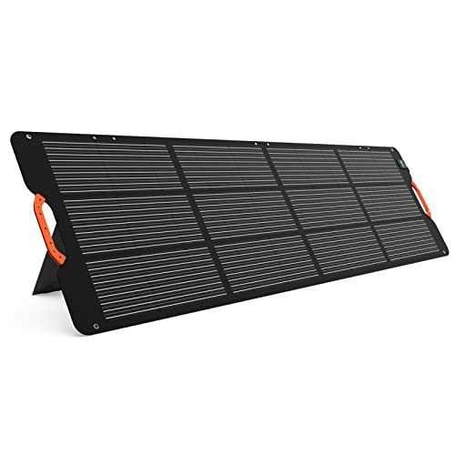 Solarpanel 200 Watt Tragbares Solarpanel für Kraftwerk, faltbares Solarladegerät mit Verstellbaren Ständern, wasserdicht IP67 für Outdoor Camping RV Off Grid System FOSSiBOT SP200 Cover