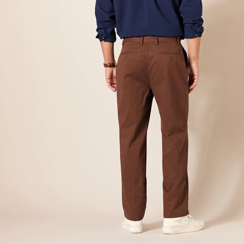 Image of Amazon Essentials Men's Classic-Fit Wrinkle-Resistant Flat-Front Stretch Chino Pant