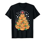 Navidad Árbol Quiche Bocaditos Camiseta