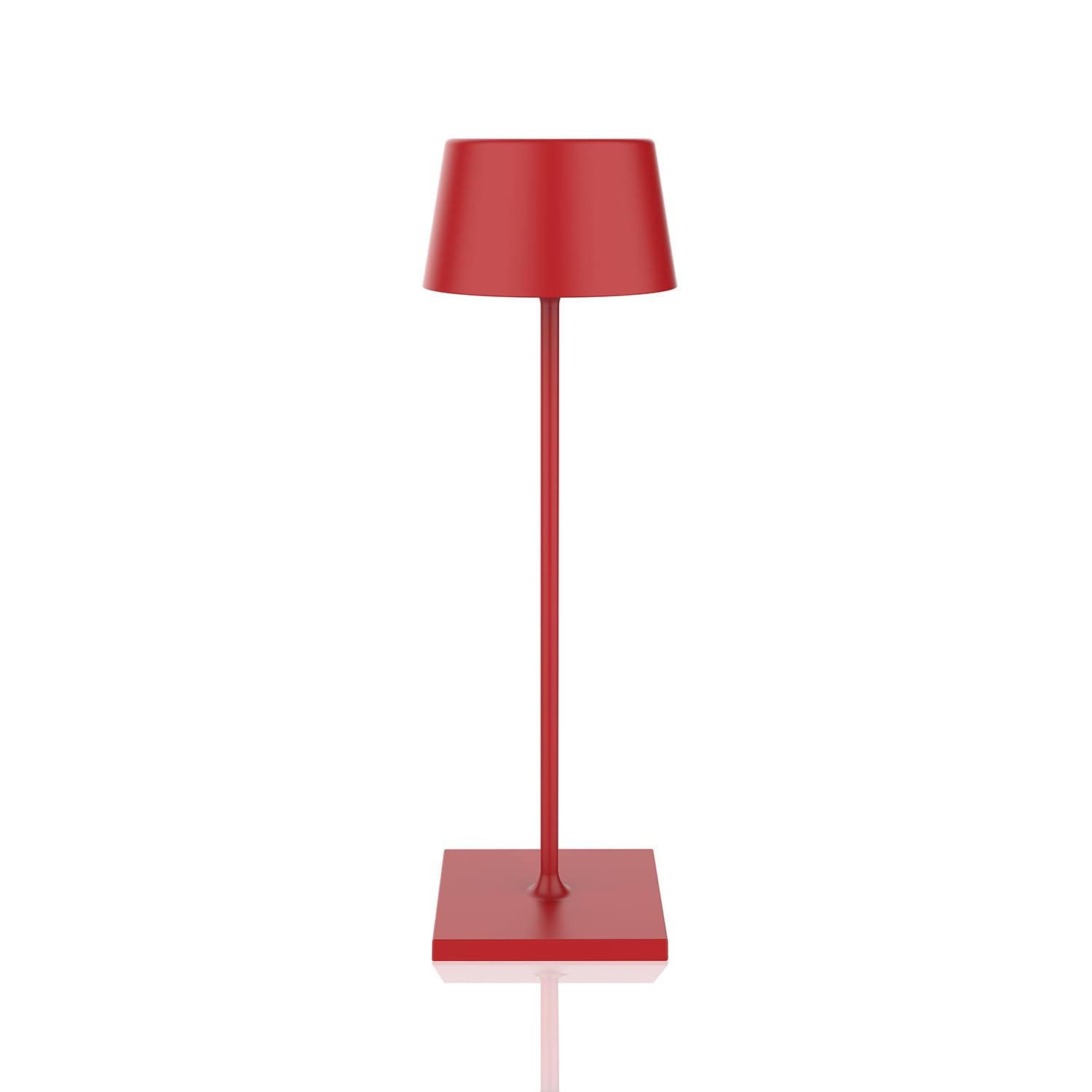 Palmina 842,lampade da tavolo senza fili,lampade da tavolo ricaricabili E Dimmerabile In Alluminio,abat jour senza fili 4400mah,Protezione IP54,luce da tavolo esterno/Interno/Rosso