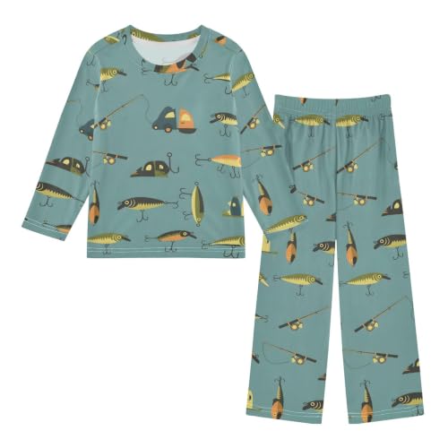 JULYTO 2 Piece Pajamas Set for 5-6 Years
