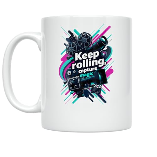 Keep Rolling Capture Magic - Videographer - 11 oz White