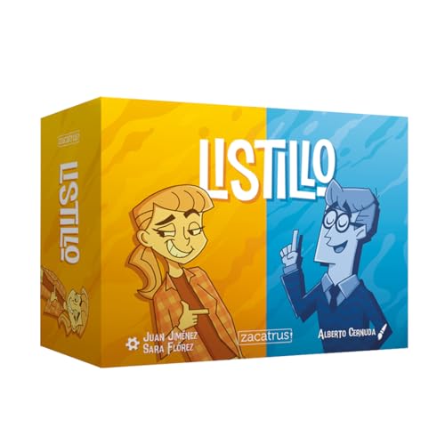 Listillo, Juego de Mesa, Preguntas y Respuesta, 4 6 Jugadores, Familiar, Risas, con Amigos, Party, De Fiesta, Idioma Español, Edad +10 Años