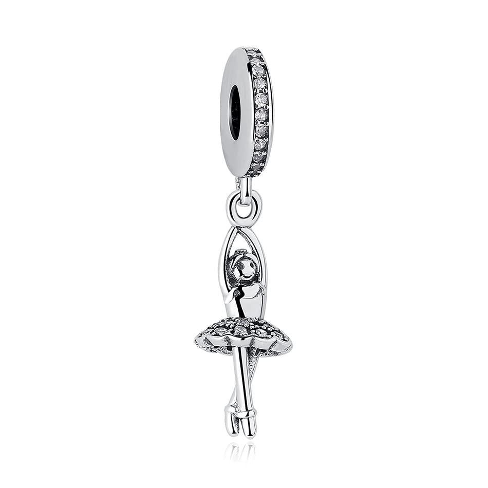 Charm Ballerina Danza classica Ballo ciondolo pendente in argento 925 - Les Folies per Pandora