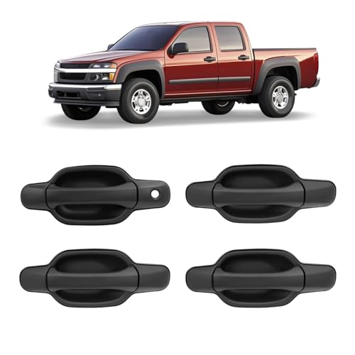 Jmtaat 4pcs Exterior Door Handle Compatible With 2004-2012 Chevy Chevrolet Co...