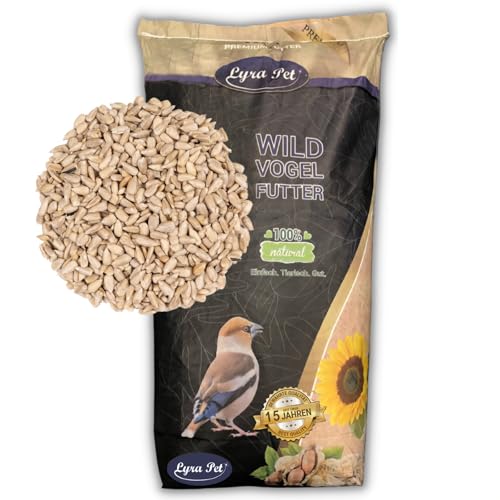 Lyra Pet 20 kg Sonnenblumenkerne geschält Neue Ernte Vogelfutter Wildvögel
