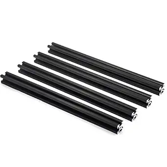 MengQi 4pcs 500mm 2020 V Type Slot Aluminum Profile, European Standard Anodized Extrusion for DIY 3D Printer and CNC Machine