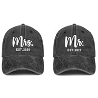 Bridal Shower Gifts for Bride to be Groom Couples Wedding Gifts Engagement Gifts Mr. Mrs Gifts Hat Couple Baseball Cap