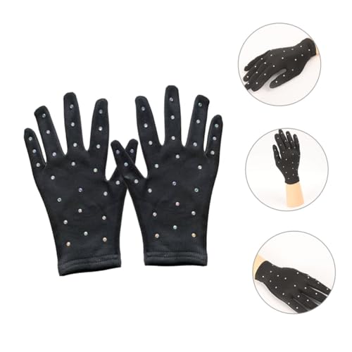 Figure-skating Performance Gloves Lace Gloves for Women Decorative Dance Party Stage4