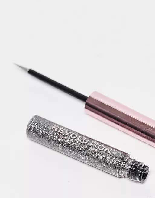 Image of Makeup Revolution Ultimate Lights Chromatic Liner Silver Flash Waterproof Formula, Eye Liner Makeup