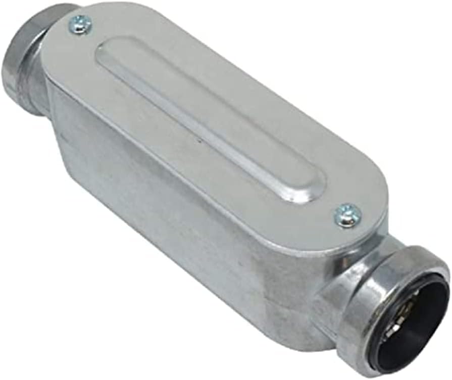 Southwire E-CB-050 1/2" Push Install Type EMT C Conduit Body, Gray