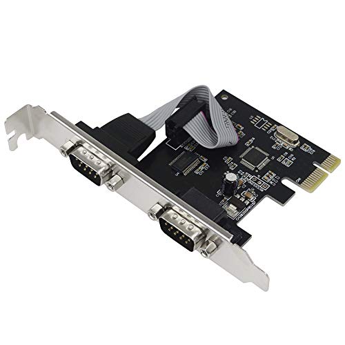 GODSHARK PCIe Serial Expansion Card, 2 Port PCI Express 1.0 x 1 to