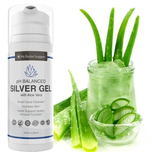 Ph Balanced Structured Silver Gel With Aloe Vera - Strong 30Ppm Silver Gel In A 3.38Oz Easy Pump Container (4) #TOP6