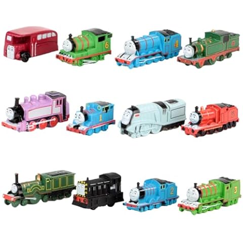 BSNRDX Mini Trains Cake Topper Set Cover