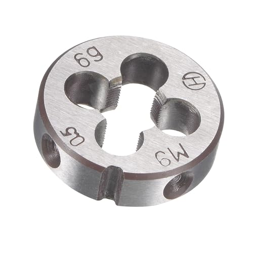 MACHSWON M9 x 0.5mm Metric Tap and Die Set - Machine Thread Screw Tap with Round Threading Die Kit for Thread Repair - Image 2