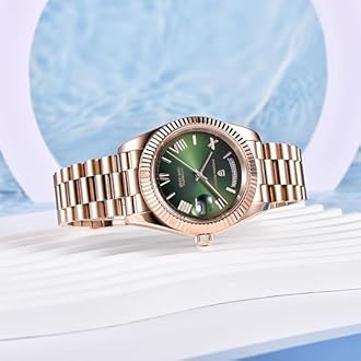 Pagani Design 1752 DD36 Luxury Men's Automatic Mechanical Watch, Sapphire Glass, Day Date Watch, Seagull Caliber ST16, 100m Water Resistant