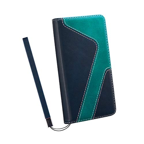 LYNEX Custodia a libro per iPhone SE, in vera