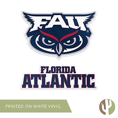 Florida-Atlantic-University-FAU-Owls-Sticker-Vinyl-Decal-Laptop-Water-Bottle-Car-Scrapbook-4-Inch-Set-V1