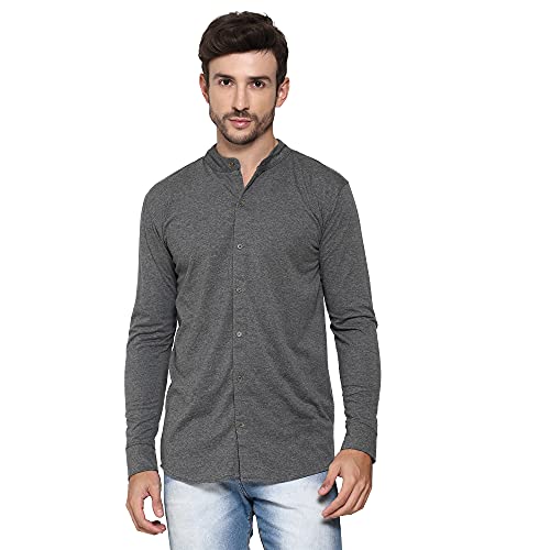 Image of Pause Men's Solid Regular Fit T-Shirt