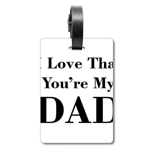 Étiquette de valise You're My Dad design élégant et finitions premium