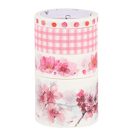 4 rouleaux de ruban adhésif roman populaire décalcomanies Scrapbook ruban artisanat fournitures pour journal emballage cadeau Scrapbooking(#4) Cover