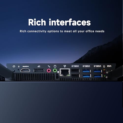 Image of HORION OPS Mini PC for Smart Board - OPS Computer Support 4K Dual Display with 16GB RAM 512GB ROM /WiFi 6 /Windows 11