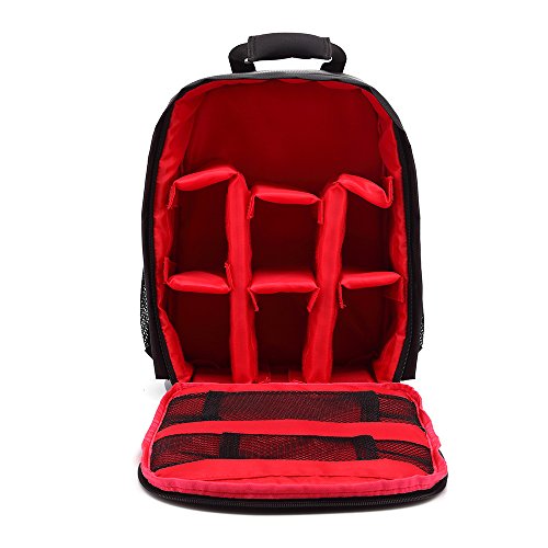 Bolsa de cámara DSLR multifuncional con protección impermeable y segura