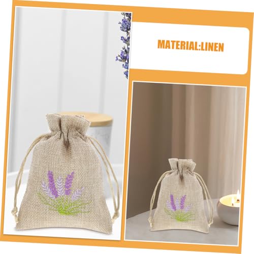 6 bolsas de saquitos vacíos de lavanda de lino miniatura 7