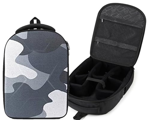 Image of GadgetBite Camera Bag Hardshell Water Resistant Professional Camera Backpack with Rain Cover Customizable Shockproof Lens Pockets for DSLR Lenses Go Pro Canon Nikon Sony Cameras Accessories