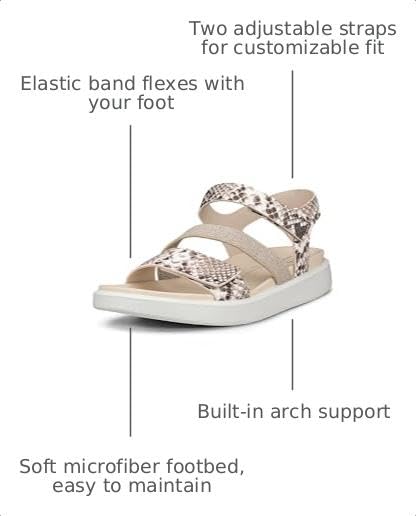 Image of ECCO Flowt 2 Band Sandal | Comfort Sandals