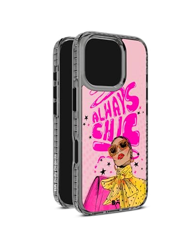 Image of DailyObjects Always Chic Stride 2.0 Magnetic Case Cover Compatible with iPhone 16 Pro Max | Wireless Charging Slim Back Cover | 2 Layer Edge Protection & Shockproof