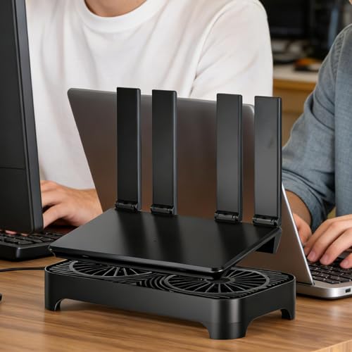 Base de refrigeración WiFi absorbente de choques para un sueño tranquilo 2