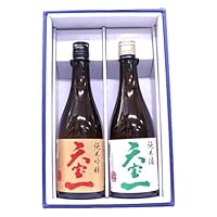 【ギフト】日本酒は食を最大限に生かす名脇役をモットーに 天宝一2種 天宝一純米15度、純米吟醸15度720ml