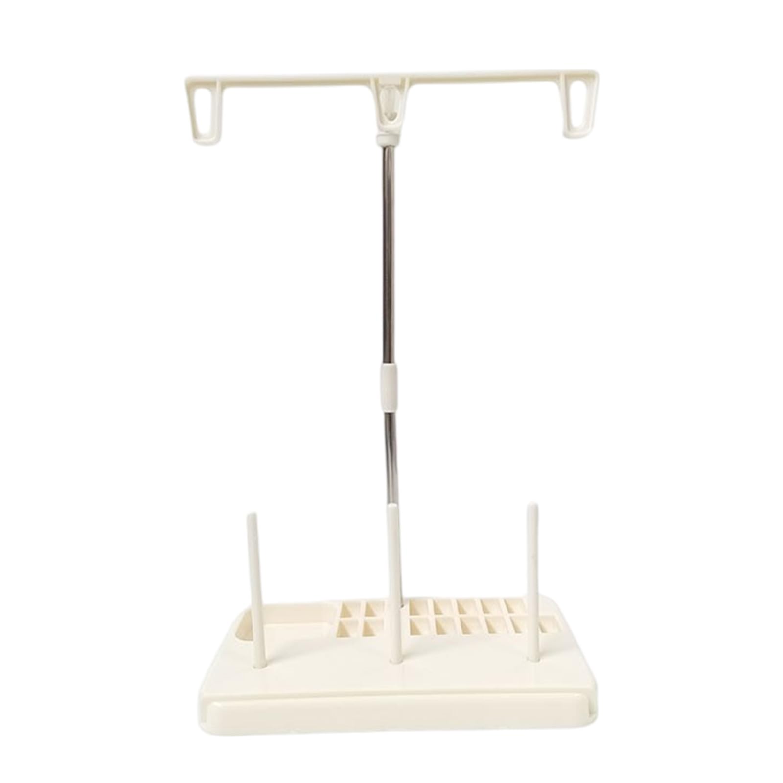 Uqezagpa 3 Spool Thread Holder Detachable Thread Rack Organizers Stand Bobbin Holder for Embroidery and Sewing Machine Sewing Stand