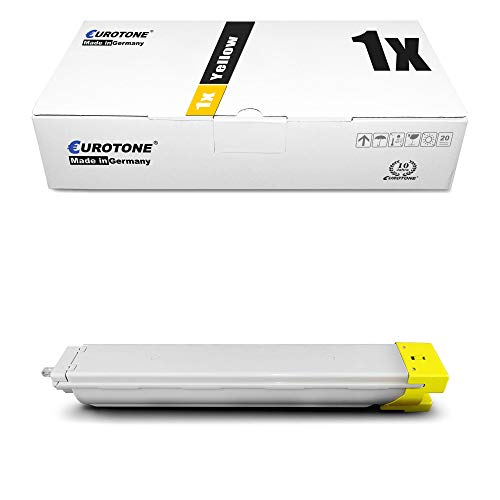 Toner CLT-Y809S jaune Eurotone pour imprimante Samsung CLX 9201 9251 9301