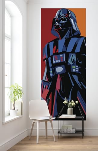Star Wars Vlies Fototapete - Cyberart by Vader - Größe 100 x 250 cm - Kinderzimmer, Tapete, Kindertapete