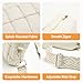 Herald Small Puffer Crossbody Bags for Women, Lightweight Nylon Quilted Shoulder Purse Handbag with Multiple Pockets (New Beige)