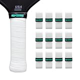 Bodhi Performance PROtack Premium Pickleball Overgrips (White, 12-Pack)